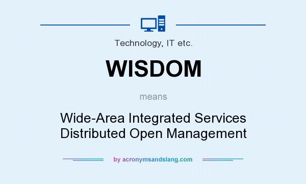 What does WISDOM mean? It stands for Wide-Area Integrated Services Distributed Open Management