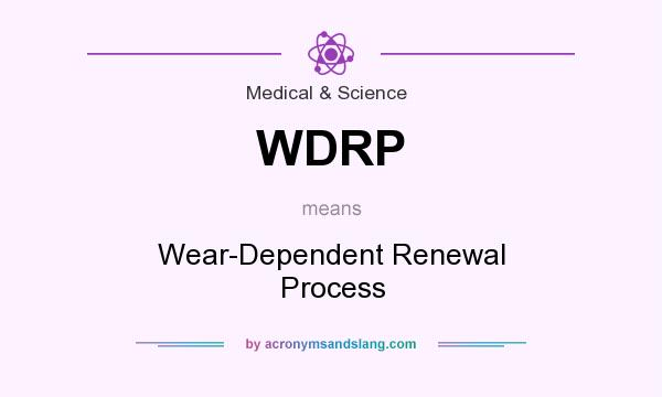 What does WDRP mean? It stands for Wear-Dependent Renewal Process