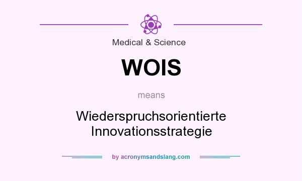 What does WOIS mean? It stands for Wiederspruchsorientierte Innovationsstrategie
