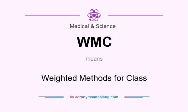What does WMC mean? It stands for Weighted Methods for Class