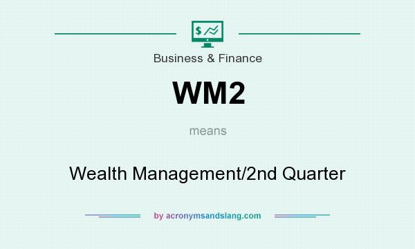 What does WM2 mean? It stands for Wealth Management/2nd Quarter