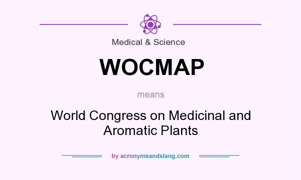 What does WOCMAP mean? It stands for World Congress on Medicinal and Aromatic Plants