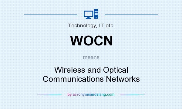 What does WOCN mean? It stands for Wireless and Optical Communications Networks