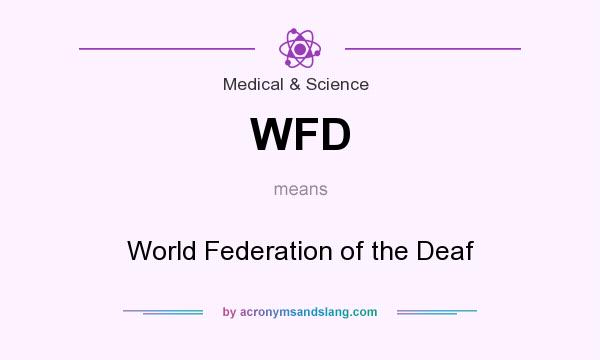 What does WFD mean? It stands for World Federation of the Deaf