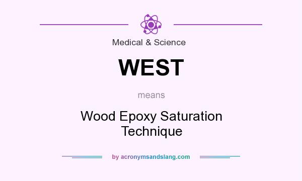 What does WEST mean? It stands for Wood Epoxy Saturation Technique