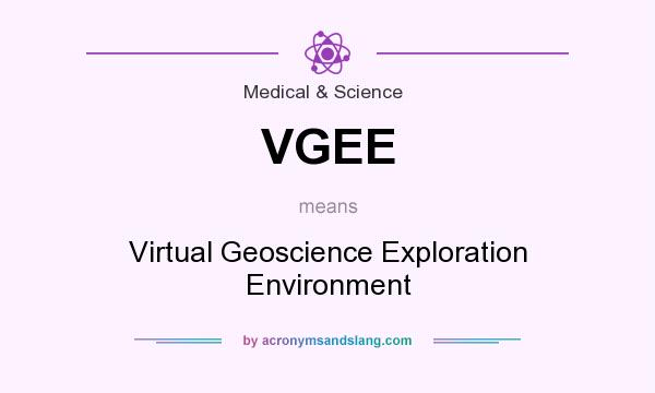 What does VGEE mean? It stands for Virtual Geoscience Exploration Environment