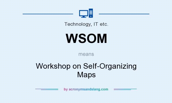 What does WSOM mean? It stands for Workshop on Self-Organizing Maps