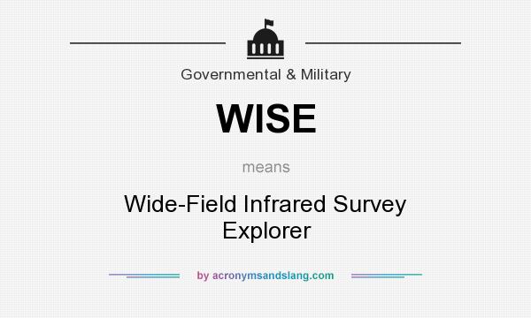What does WISE mean? It stands for Wide-Field Infrared Survey Explorer