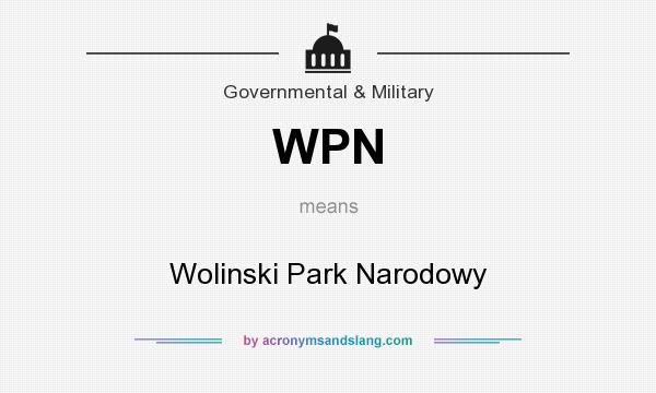 What does WPN mean? It stands for Wolinski Park Narodowy