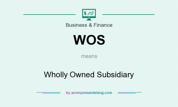 What does WOS mean? It stands for Wholly Owned Subsidiary