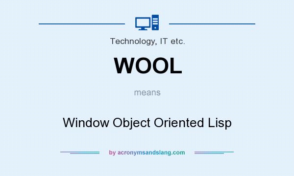 What does WOOL mean? It stands for Window Object Oriented Lisp
