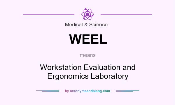 What does WEEL mean? It stands for Workstation Evaluation and Ergonomics Laboratory