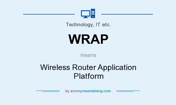 What does WRAP mean? It stands for Wireless Router Application Platform