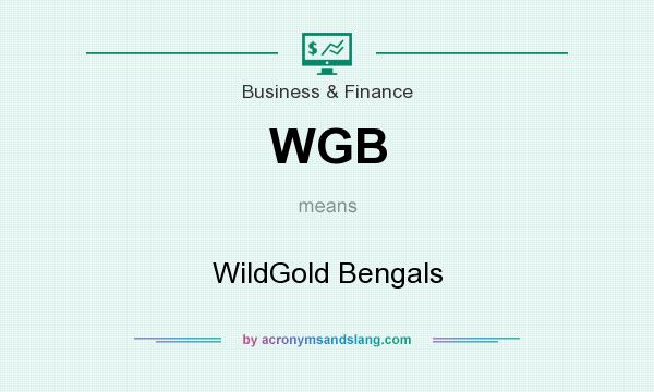 What does WGB mean? It stands for WildGold Bengals