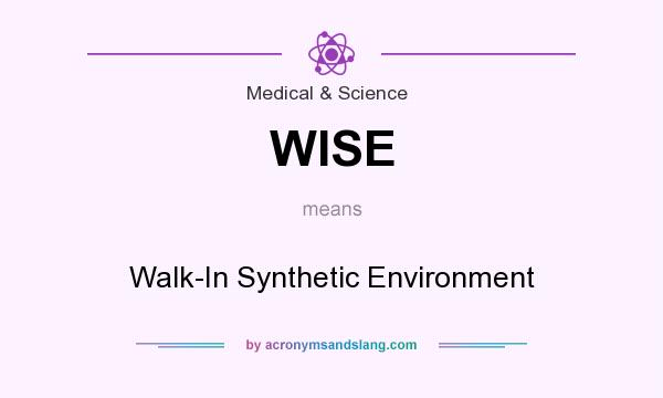 What does WISE mean? It stands for Walk-In Synthetic Environment