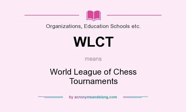 What does WLCT mean? It stands for World League of Chess Tournaments