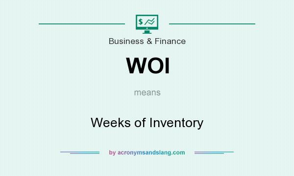 What does WOI mean? It stands for Weeks of Inventory