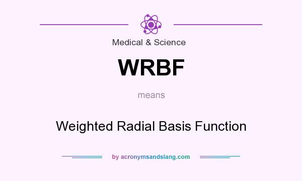 What does WRBF mean? It stands for Weighted Radial Basis Function