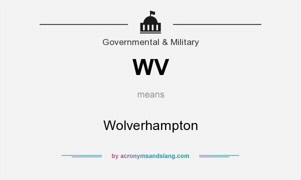 What does WV mean? It stands for Wolverhampton
