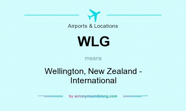What does WLG mean? It stands for Wellington, New Zealand - International