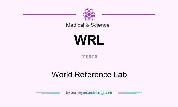 What does WRL mean? It stands for World Reference Lab