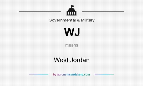 What does WJ mean? It stands for West Jordan
