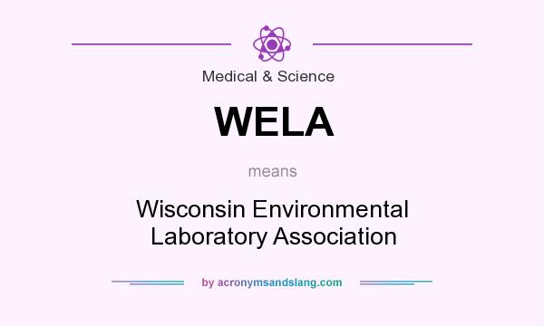 What does WELA mean? It stands for Wisconsin Environmental Laboratory Association