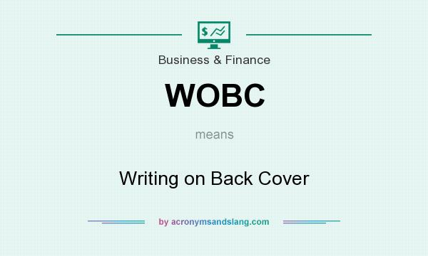 What does WOBC mean? It stands for Writing on Back Cover