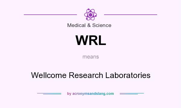 What does WRL mean? It stands for Wellcome Research Laboratories