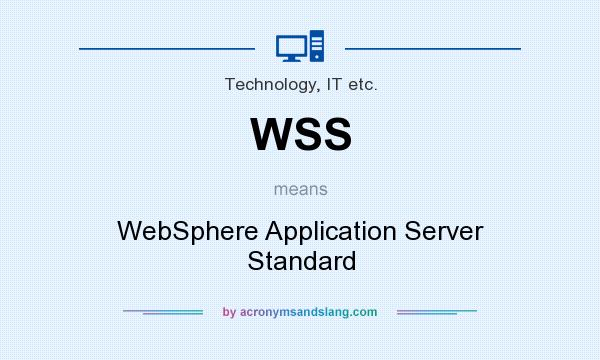What does WSS mean? It stands for WebSphere Application Server Standard