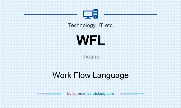 What does WFL mean? It stands for Work Flow Language