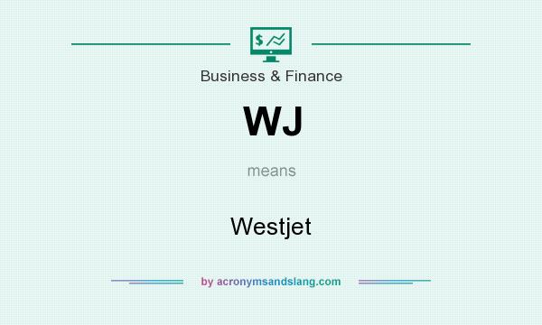 What does WJ mean? It stands for Westjet