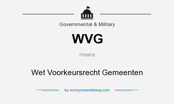 What does WVG mean? It stands for Wet Voorkeursrecht Gemeenten