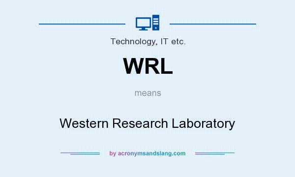 What does WRL mean? It stands for Western Research Laboratory