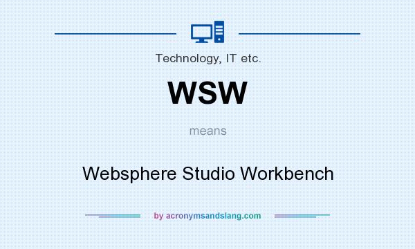 What does WSW mean? It stands for Websphere Studio Workbench