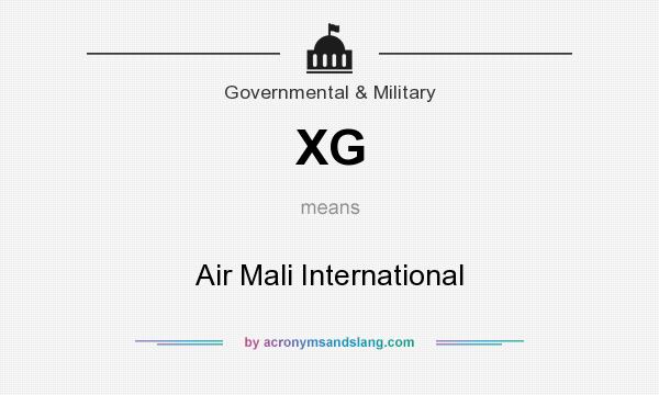 What does XG mean? It stands for Air Mali International