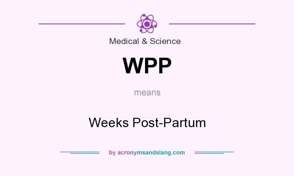What does WPP mean? It stands for Weeks Post-Partum