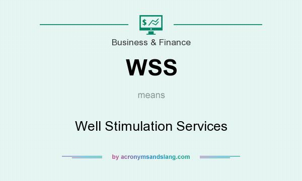 What does WSS mean? It stands for Well Stimulation Services