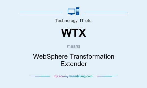 What does WTX mean? It stands for WebSphere Transformation Extender