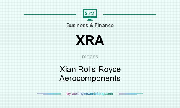 What does XRA mean? It stands for Xian Rolls-Royce Aerocomponents