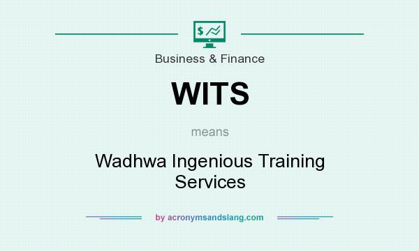 What does WITS mean? It stands for Wadhwa Ingenious Training Services