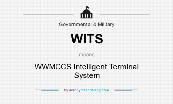 What does WITS mean? It stands for WWMCCS Intelligent Terminal System