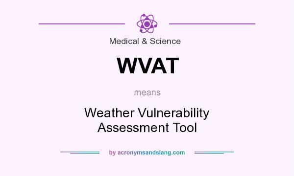 What does WVAT mean? It stands for Weather Vulnerability Assessment Tool