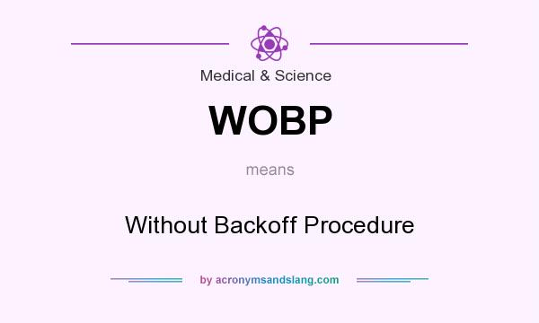 What does WOBP mean? It stands for Without Backoff Procedure