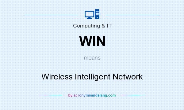 What does WIN mean? It stands for Wireless Intelligent Network