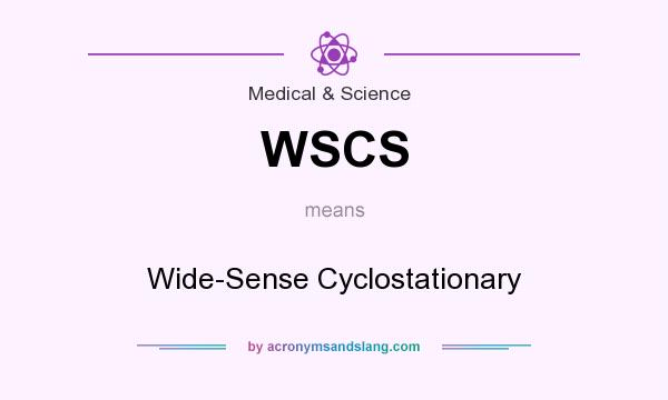 What does WSCS mean? It stands for Wide-Sense Cyclostationary