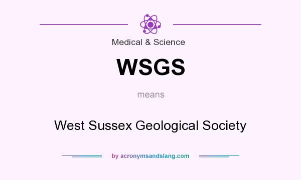 What does WSGS mean? It stands for West Sussex Geological Society