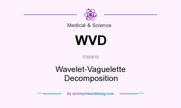 What does WVD mean? It stands for Wavelet-Vaguelette Decomposition