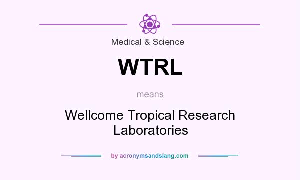 What does WTRL mean? It stands for Wellcome Tropical Research Laboratories