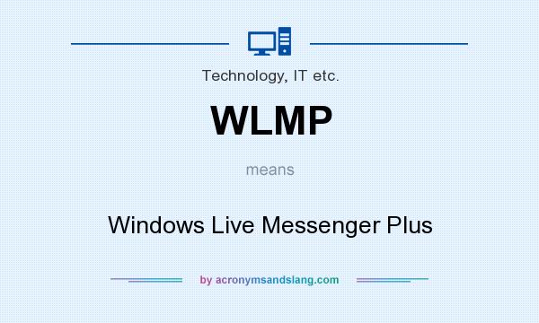 What does WLMP mean? It stands for Windows Live Messenger Plus